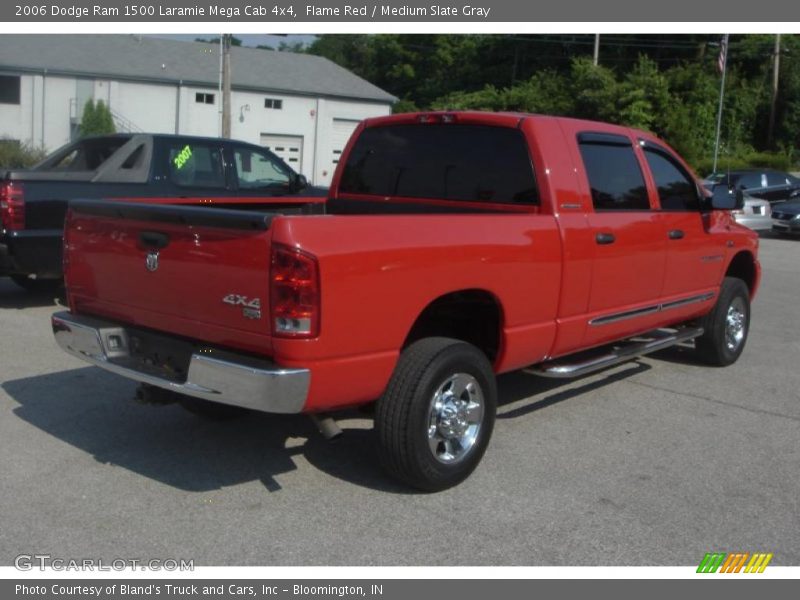 Flame Red / Medium Slate Gray 2006 Dodge Ram 1500 Laramie Mega Cab 4x4