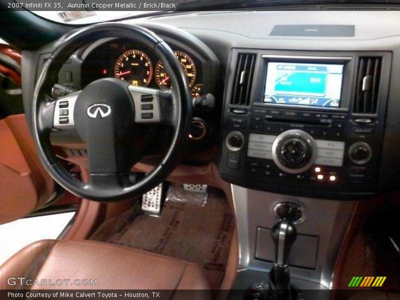 Autumn Copper Metallic / Brick/Black 2007 Infiniti FX 35