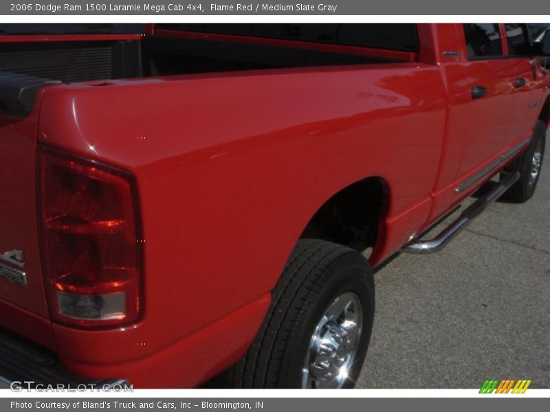 Flame Red / Medium Slate Gray 2006 Dodge Ram 1500 Laramie Mega Cab 4x4