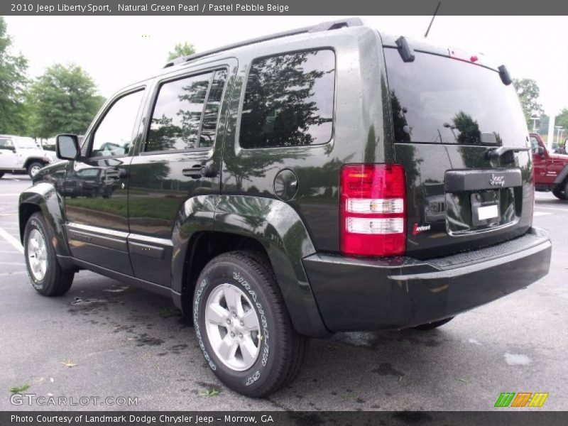 Natural Green Pearl / Pastel Pebble Beige 2010 Jeep Liberty Sport