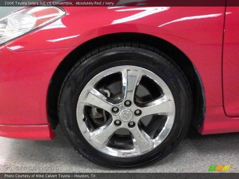Absolutely Red / Ivory 2006 Toyota Solara SLE V6 Convertible