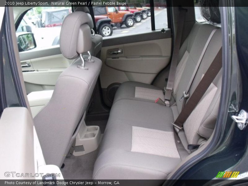 Natural Green Pearl / Pastel Pebble Beige 2010 Jeep Liberty Sport