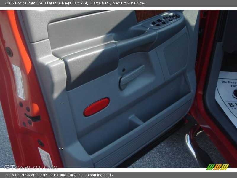 Flame Red / Medium Slate Gray 2006 Dodge Ram 1500 Laramie Mega Cab 4x4