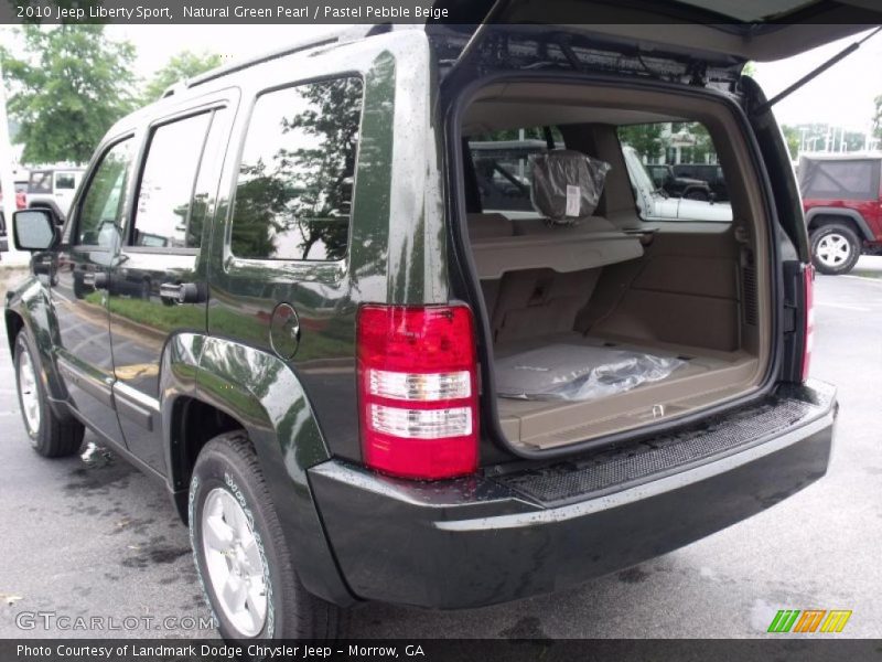 Natural Green Pearl / Pastel Pebble Beige 2010 Jeep Liberty Sport