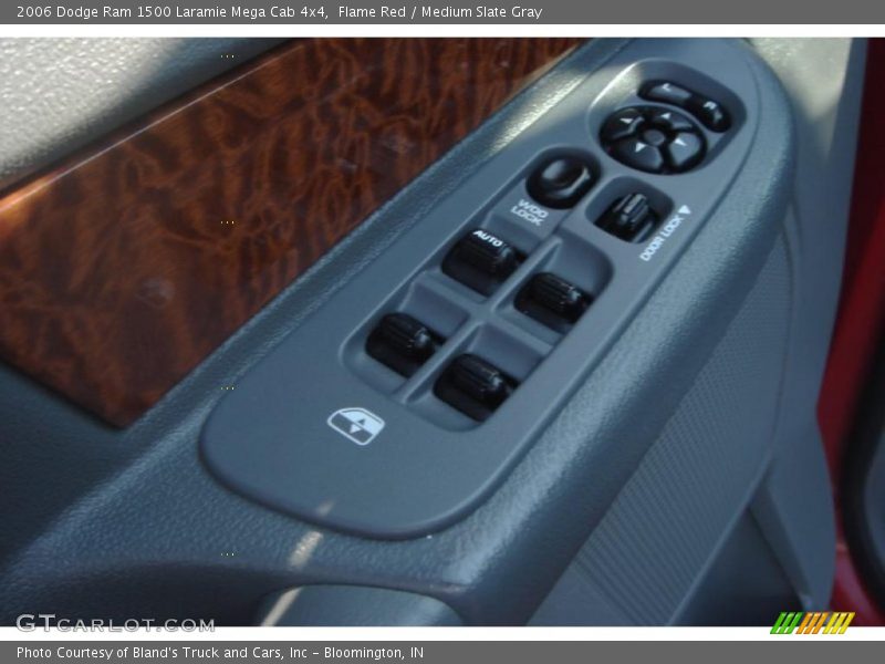 Flame Red / Medium Slate Gray 2006 Dodge Ram 1500 Laramie Mega Cab 4x4