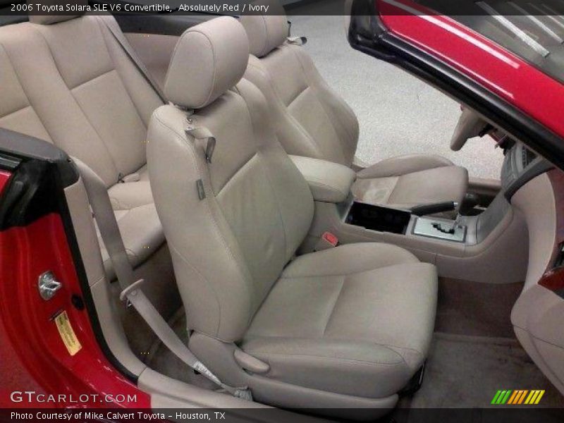 Absolutely Red / Ivory 2006 Toyota Solara SLE V6 Convertible