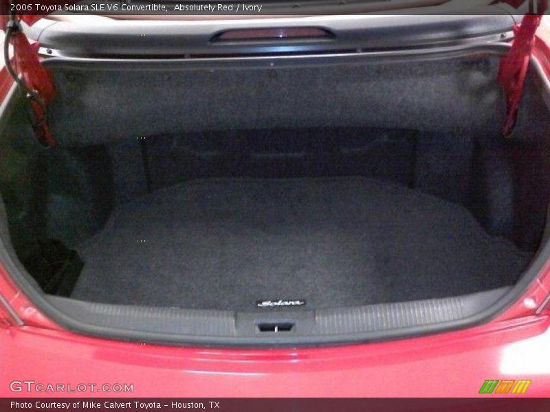 Absolutely Red / Ivory 2006 Toyota Solara SLE V6 Convertible