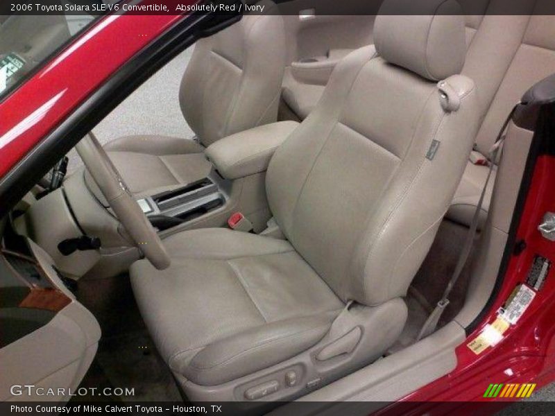 Absolutely Red / Ivory 2006 Toyota Solara SLE V6 Convertible