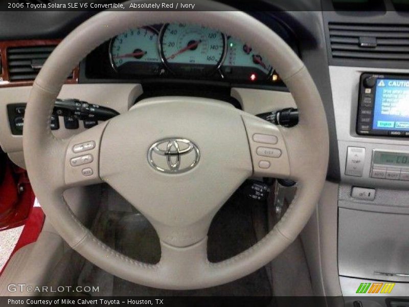 Absolutely Red / Ivory 2006 Toyota Solara SLE V6 Convertible
