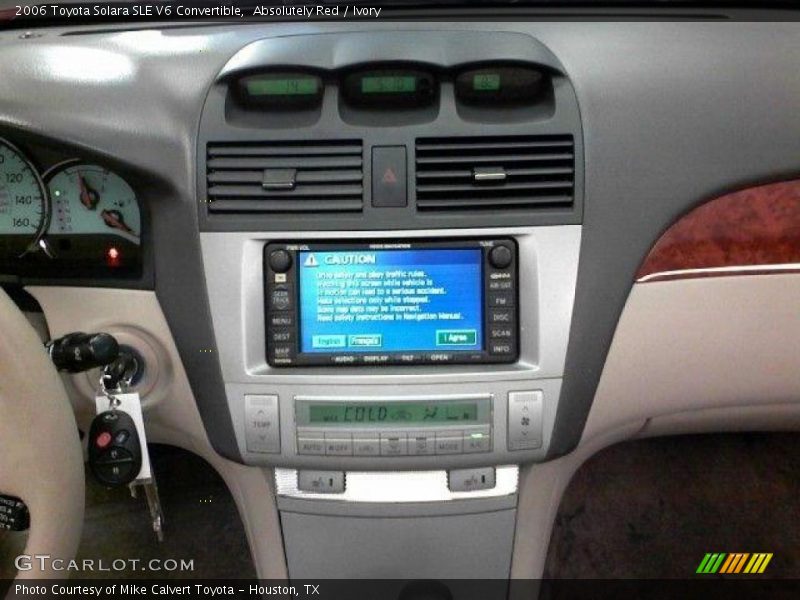 Absolutely Red / Ivory 2006 Toyota Solara SLE V6 Convertible