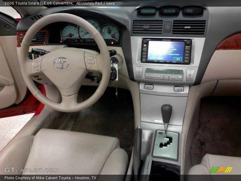 Absolutely Red / Ivory 2006 Toyota Solara SLE V6 Convertible