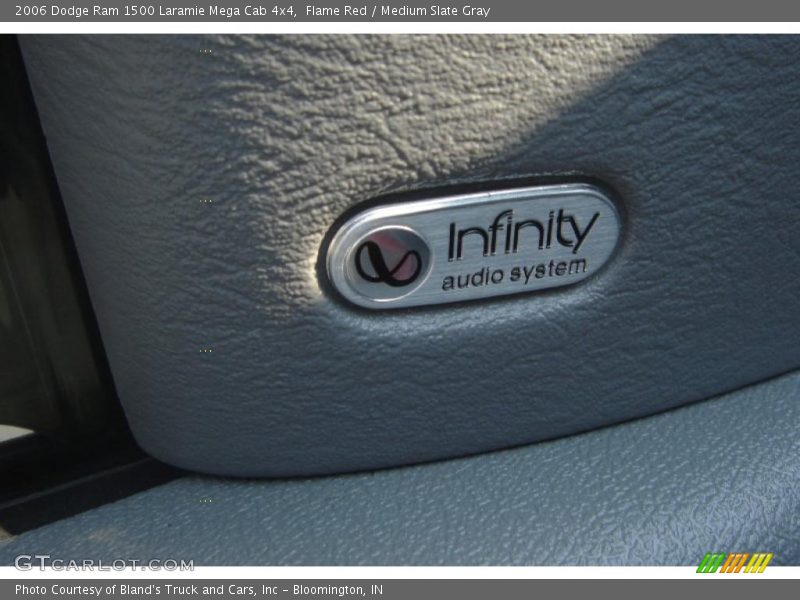 Flame Red / Medium Slate Gray 2006 Dodge Ram 1500 Laramie Mega Cab 4x4