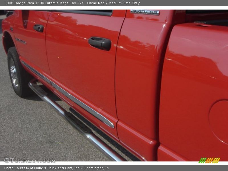 Flame Red / Medium Slate Gray 2006 Dodge Ram 1500 Laramie Mega Cab 4x4