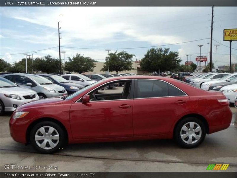 Barcelona Red Metallic / Ash 2007 Toyota Camry LE