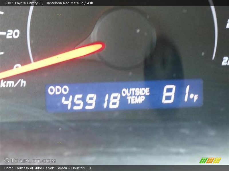 Barcelona Red Metallic / Ash 2007 Toyota Camry LE