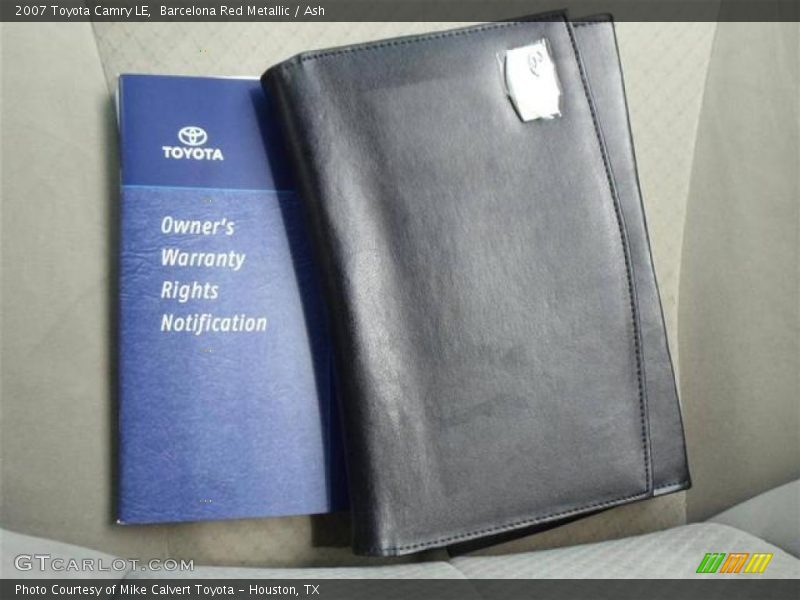 Barcelona Red Metallic / Ash 2007 Toyota Camry LE