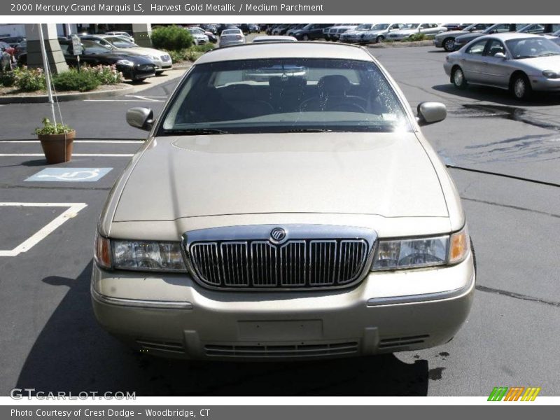 Harvest Gold Metallic / Medium Parchment 2000 Mercury Grand Marquis LS