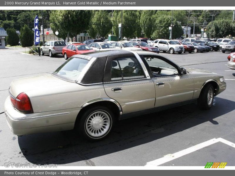 Harvest Gold Metallic / Medium Parchment 2000 Mercury Grand Marquis LS