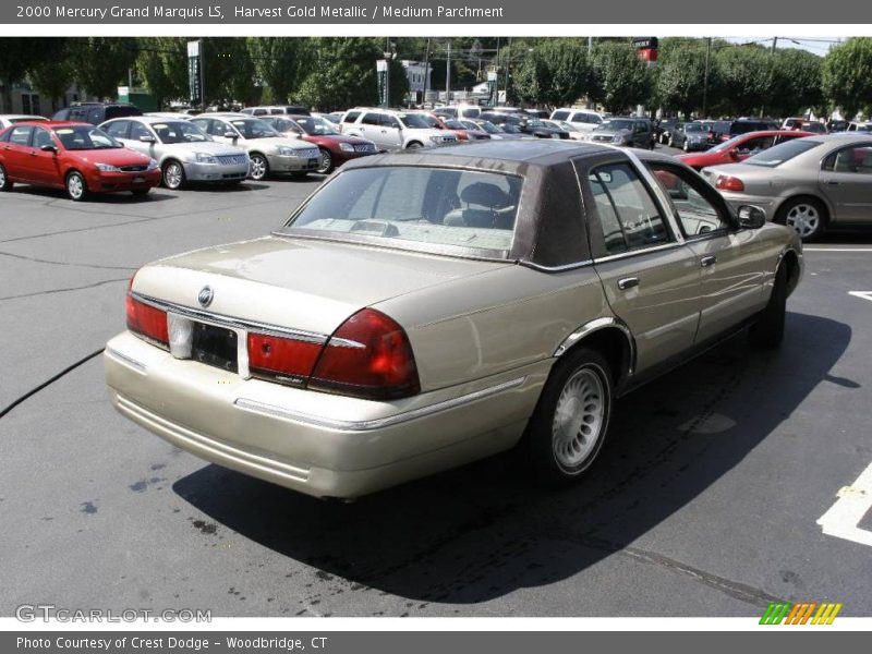 Harvest Gold Metallic / Medium Parchment 2000 Mercury Grand Marquis LS