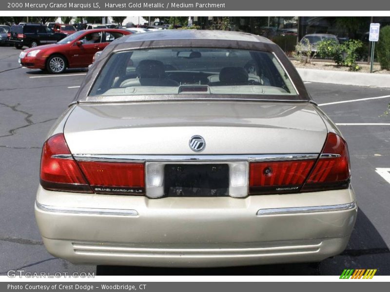 Harvest Gold Metallic / Medium Parchment 2000 Mercury Grand Marquis LS