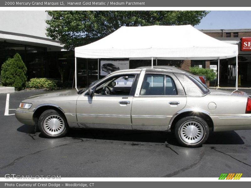 Harvest Gold Metallic / Medium Parchment 2000 Mercury Grand Marquis LS