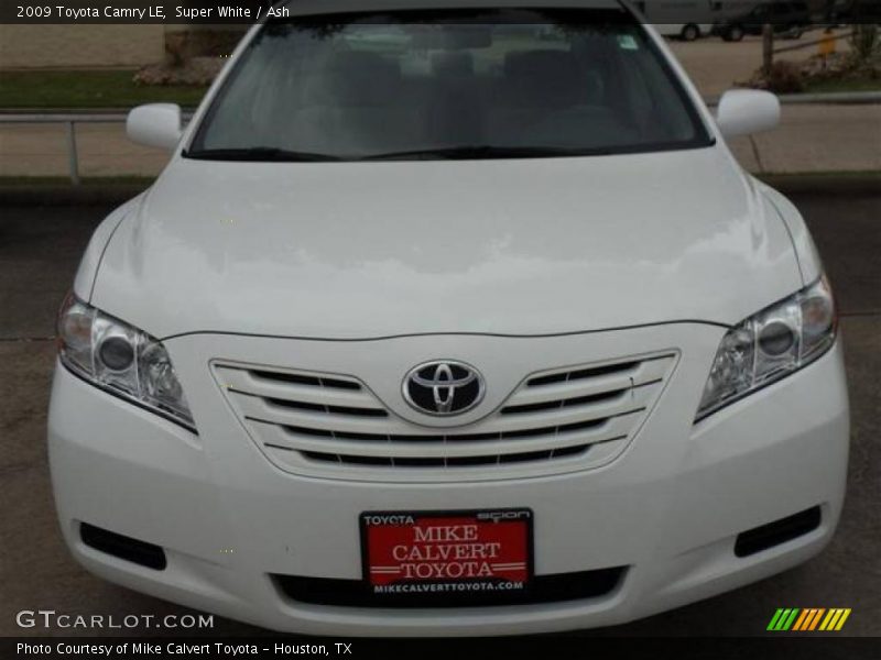 Super White / Ash 2009 Toyota Camry LE