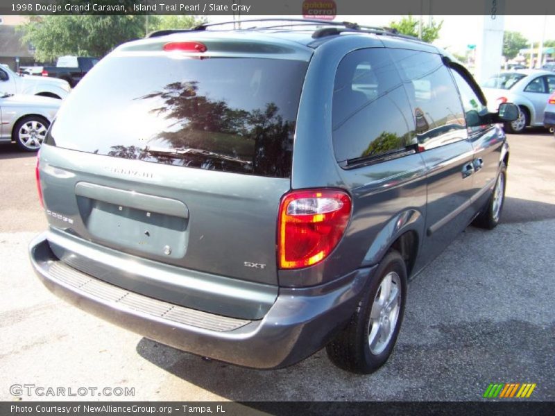 Island Teal Pearl / Slate Gray 1998 Dodge Grand Caravan