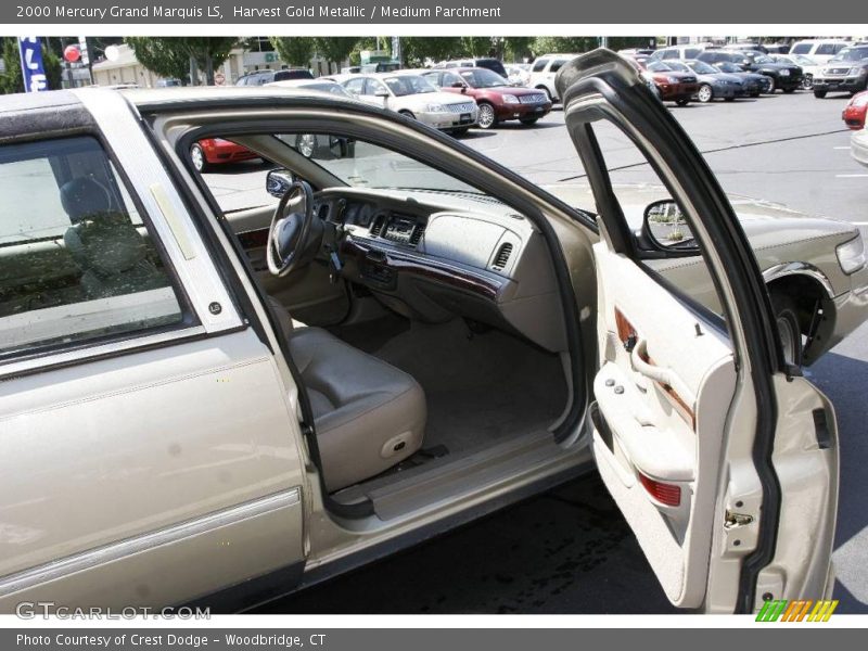Harvest Gold Metallic / Medium Parchment 2000 Mercury Grand Marquis LS