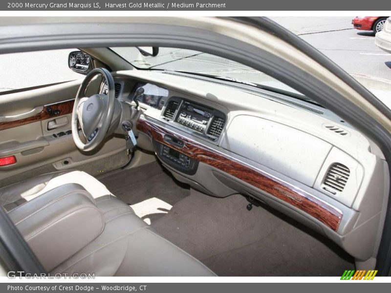 Harvest Gold Metallic / Medium Parchment 2000 Mercury Grand Marquis LS
