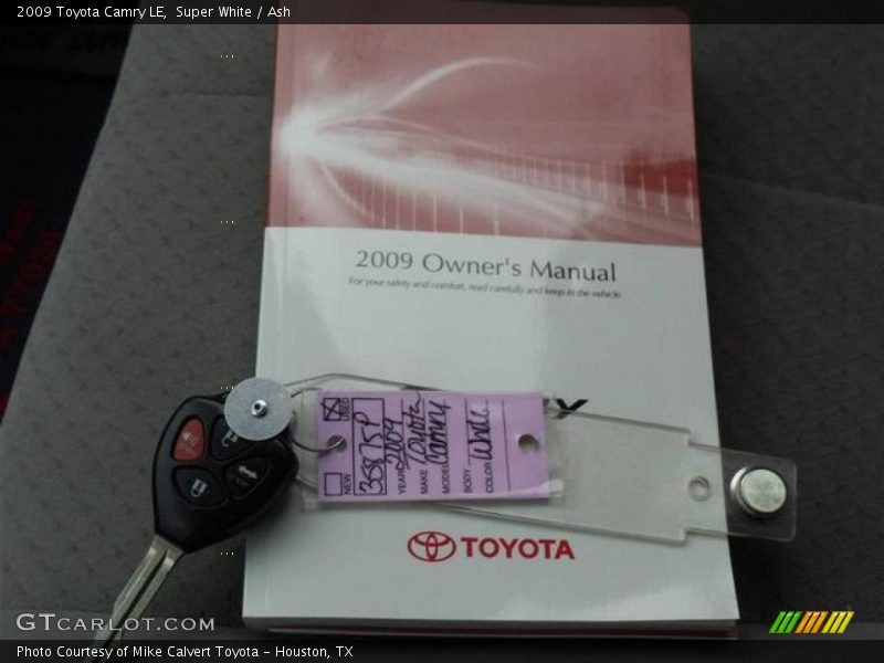 Super White / Ash 2009 Toyota Camry LE