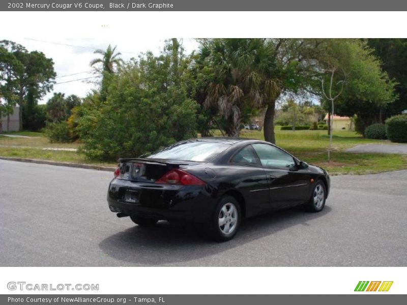 Black / Dark Graphite 2002 Mercury Cougar V6 Coupe