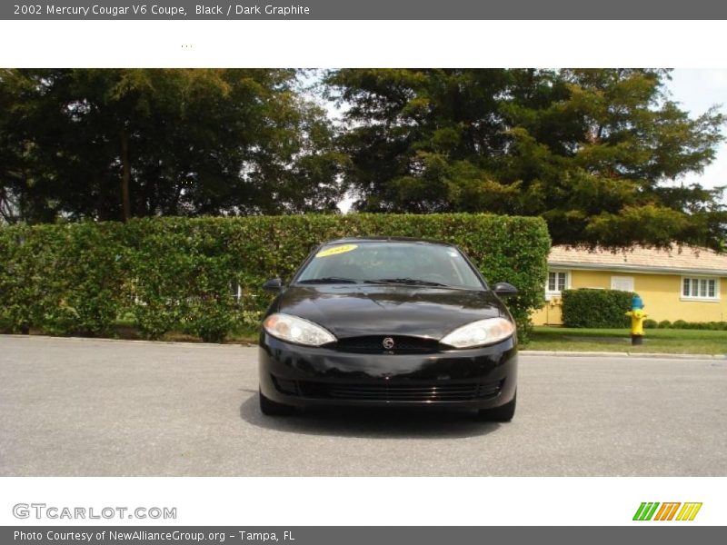 Black / Dark Graphite 2002 Mercury Cougar V6 Coupe