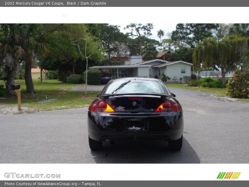 Black / Dark Graphite 2002 Mercury Cougar V6 Coupe