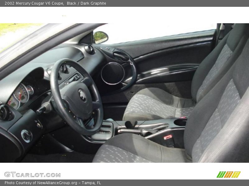 Black / Dark Graphite 2002 Mercury Cougar V6 Coupe