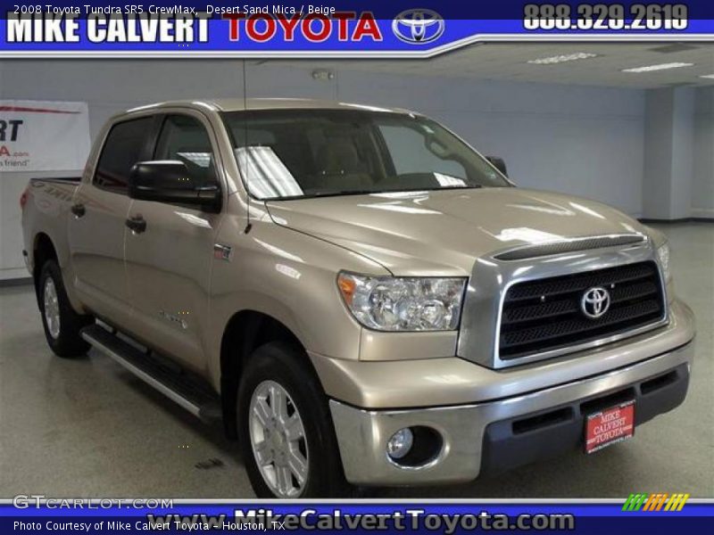 Desert Sand Mica / Beige 2008 Toyota Tundra SR5 CrewMax