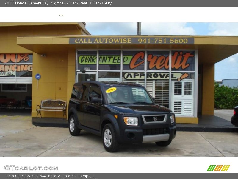 Nighthawk Black Pearl / Black/Gray 2005 Honda Element EX