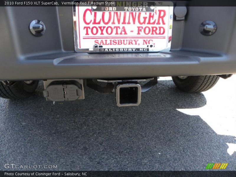 Vermillion Red / Medium Stone 2010 Ford F150 XLT SuperCab
