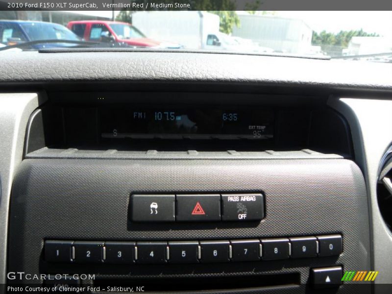 Vermillion Red / Medium Stone 2010 Ford F150 XLT SuperCab