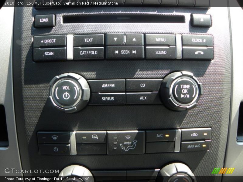 Vermillion Red / Medium Stone 2010 Ford F150 XLT SuperCab