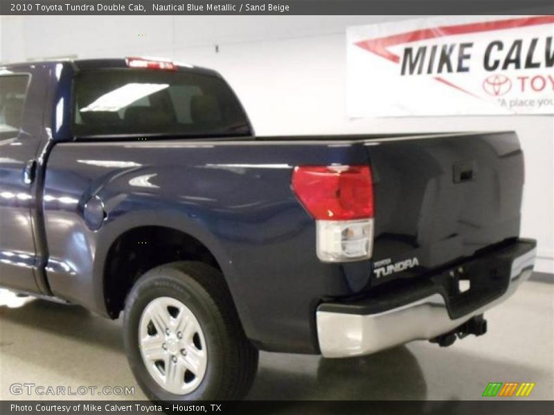 Nautical Blue Metallic / Sand Beige 2010 Toyota Tundra Double Cab