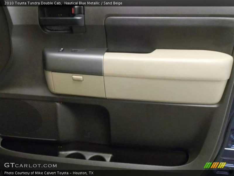 Nautical Blue Metallic / Sand Beige 2010 Toyota Tundra Double Cab