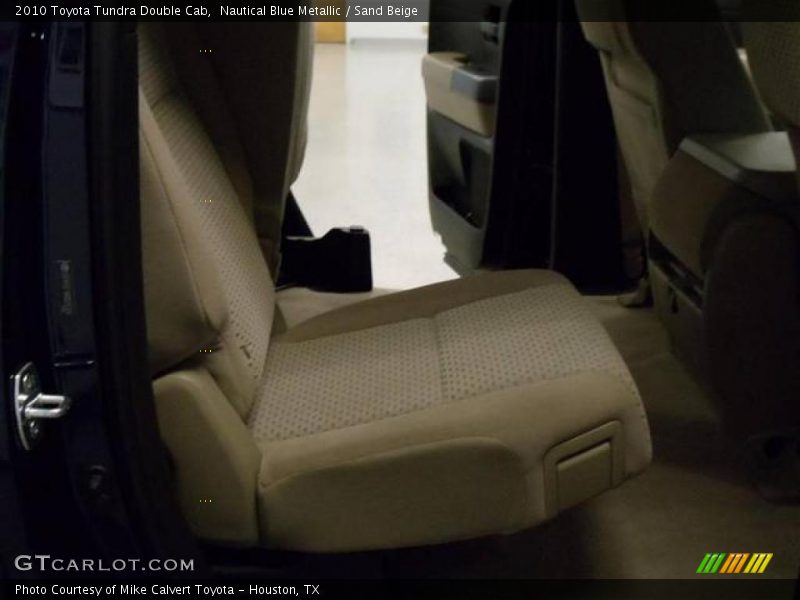 Nautical Blue Metallic / Sand Beige 2010 Toyota Tundra Double Cab