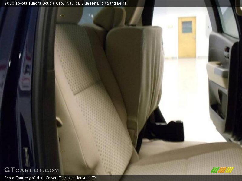 Nautical Blue Metallic / Sand Beige 2010 Toyota Tundra Double Cab