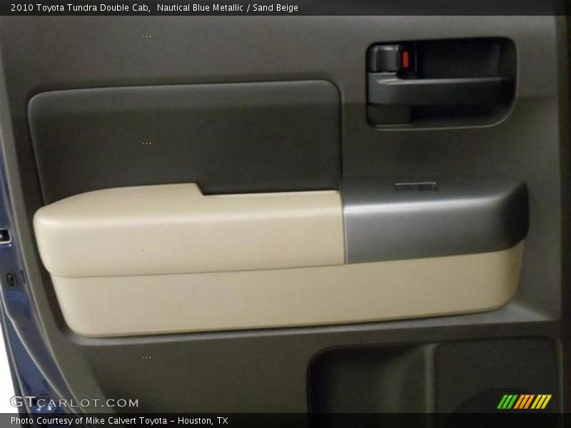 Nautical Blue Metallic / Sand Beige 2010 Toyota Tundra Double Cab