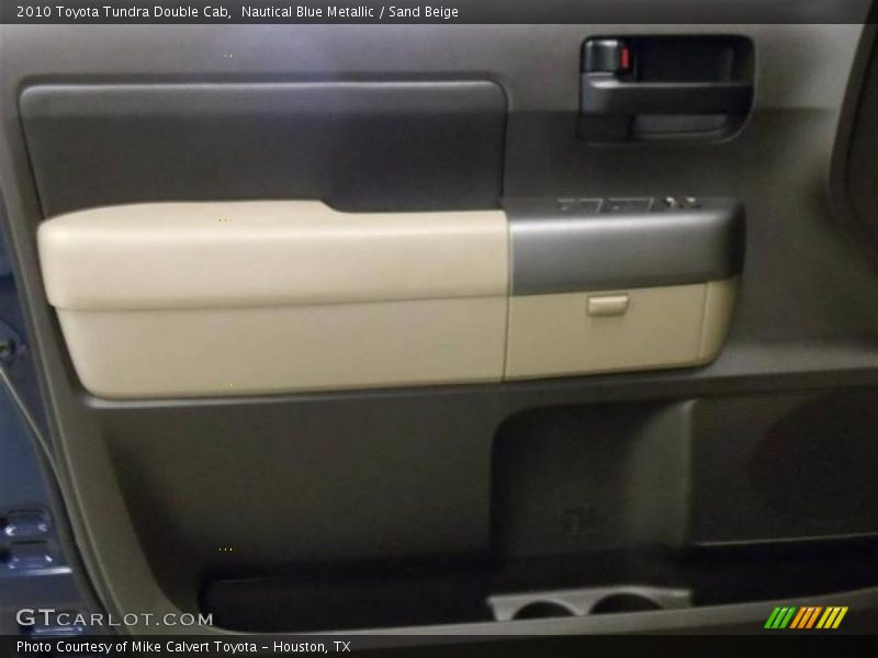 Nautical Blue Metallic / Sand Beige 2010 Toyota Tundra Double Cab