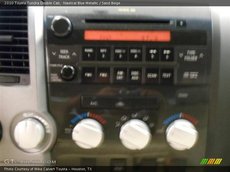 Nautical Blue Metallic / Sand Beige 2010 Toyota Tundra Double Cab