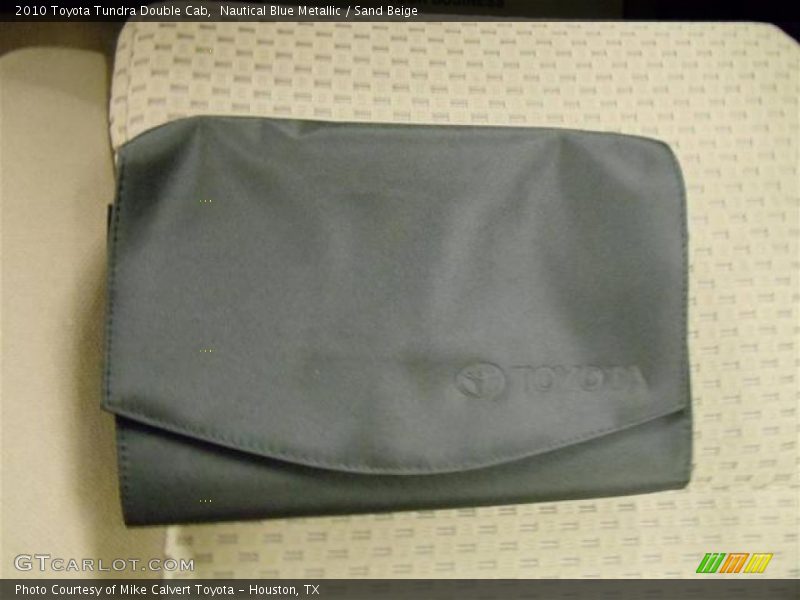 Nautical Blue Metallic / Sand Beige 2010 Toyota Tundra Double Cab