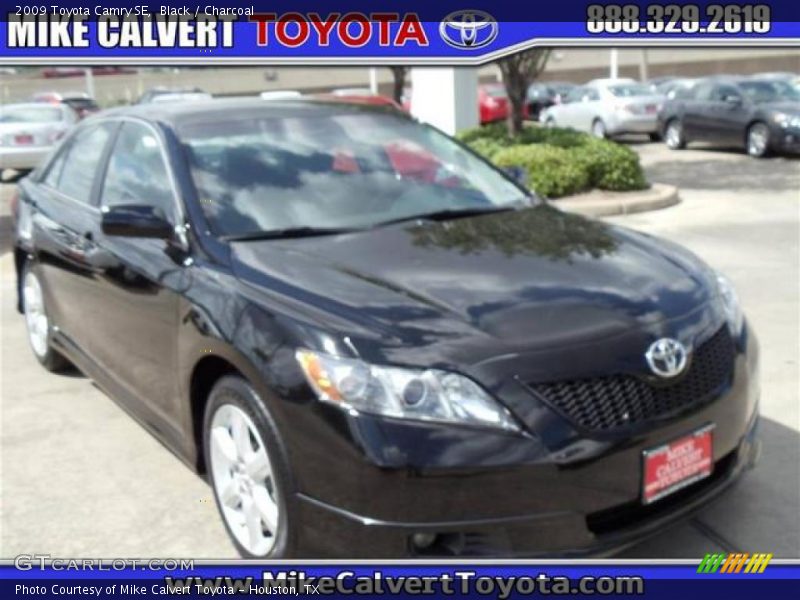 Black / Charcoal 2009 Toyota Camry SE