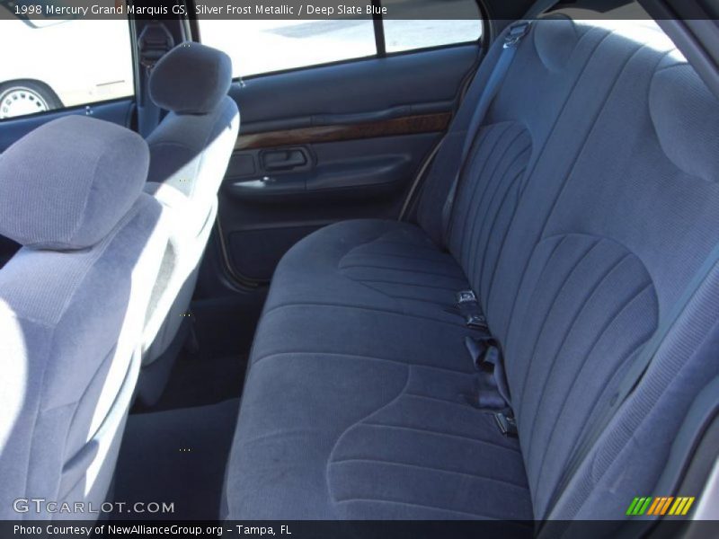 Silver Frost Metallic / Deep Slate Blue 1998 Mercury Grand Marquis GS