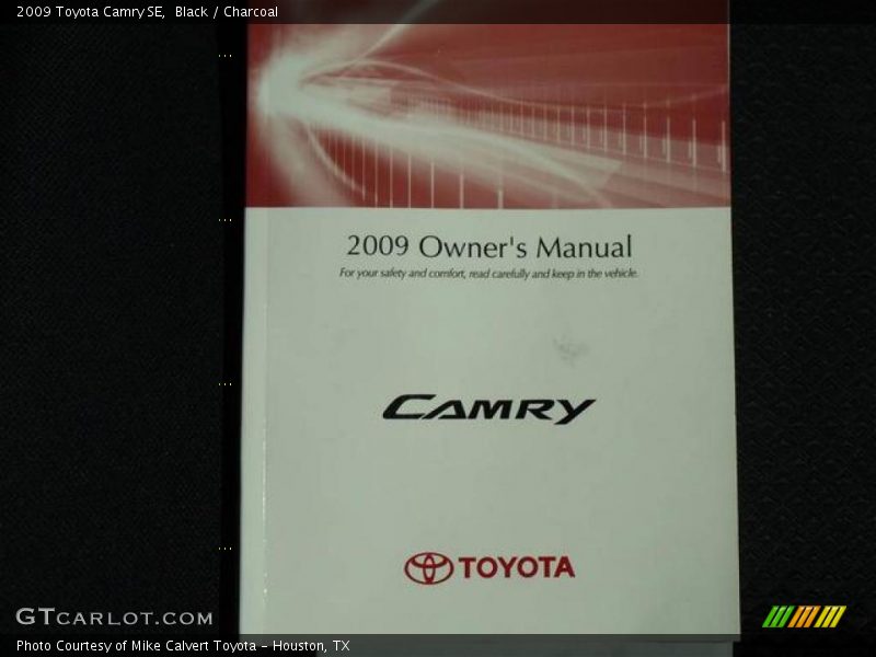 Black / Charcoal 2009 Toyota Camry SE